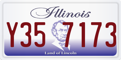 IL license plate Y357173