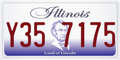 IL license plate Y357175