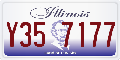 IL license plate Y357177