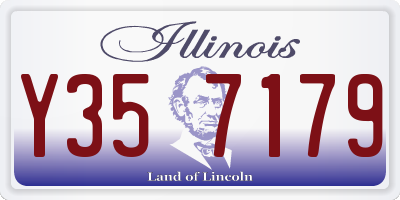 IL license plate Y357179