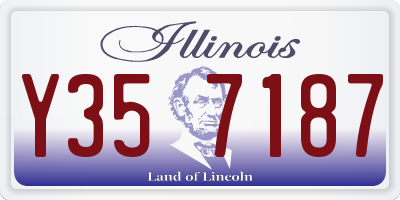 IL license plate Y357187