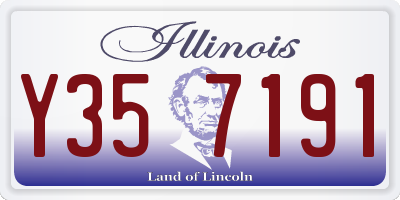 IL license plate Y357191