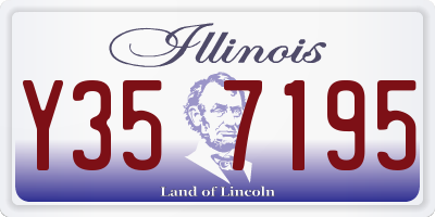 IL license plate Y357195