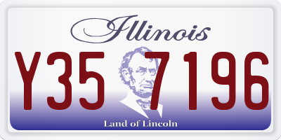 IL license plate Y357196