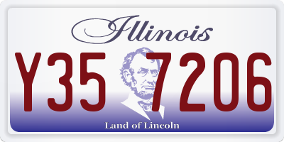 IL license plate Y357206