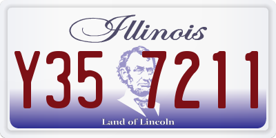 IL license plate Y357211