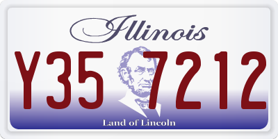 IL license plate Y357212