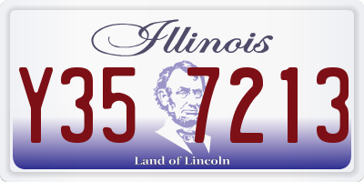 IL license plate Y357213