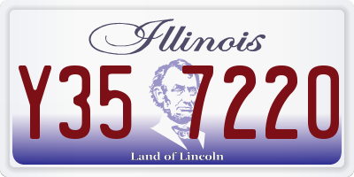 IL license plate Y357220