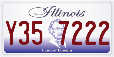 IL license plate Y357222