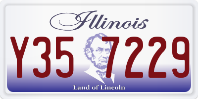 IL license plate Y357229