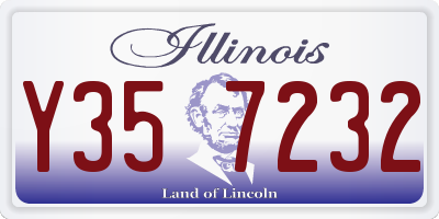IL license plate Y357232
