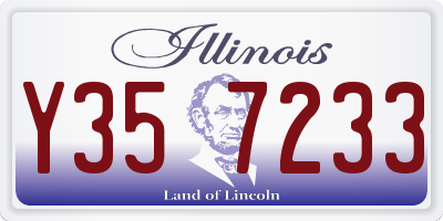IL license plate Y357233