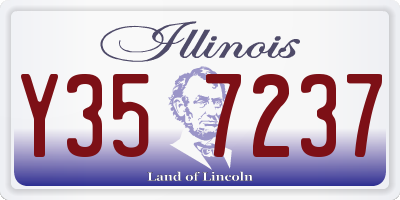 IL license plate Y357237