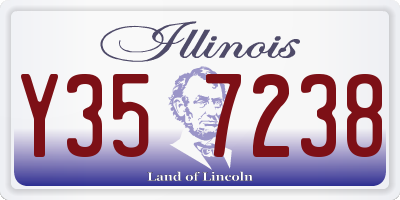 IL license plate Y357238