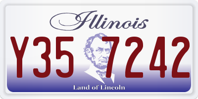 IL license plate Y357242