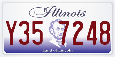 IL license plate Y357248