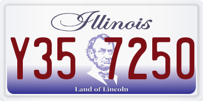 IL license plate Y357250