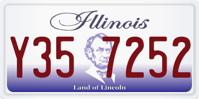 IL license plate Y357252
