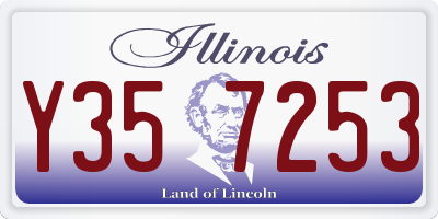 IL license plate Y357253