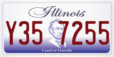 IL license plate Y357255