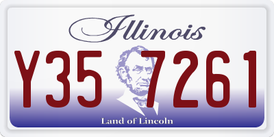 IL license plate Y357261
