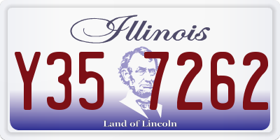 IL license plate Y357262