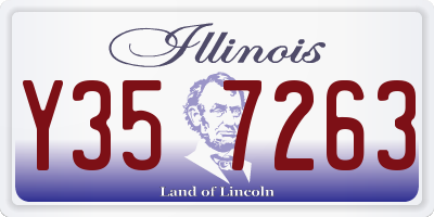 IL license plate Y357263