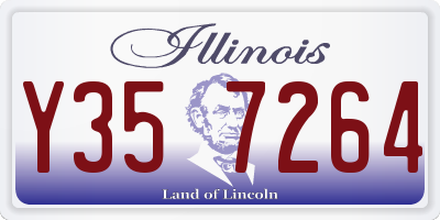 IL license plate Y357264