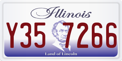 IL license plate Y357266