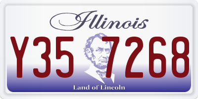 IL license plate Y357268
