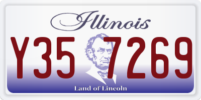 IL license plate Y357269