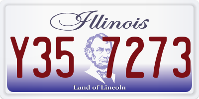 IL license plate Y357273