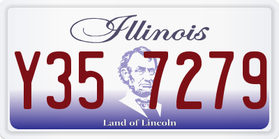 IL license plate Y357279