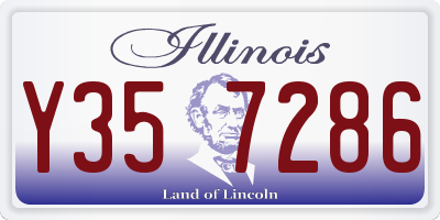 IL license plate Y357286