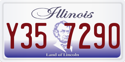 IL license plate Y357290