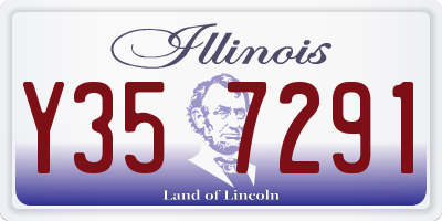 IL license plate Y357291