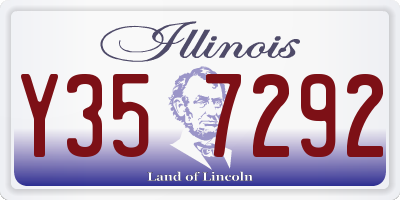 IL license plate Y357292