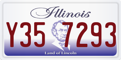 IL license plate Y357293