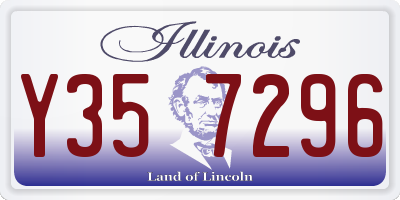 IL license plate Y357296