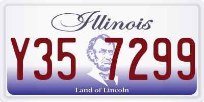 IL license plate Y357299