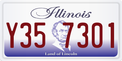 IL license plate Y357301