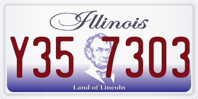 IL license plate Y357303