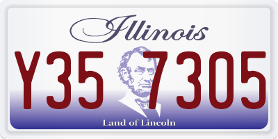 IL license plate Y357305