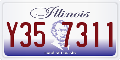 IL license plate Y357311