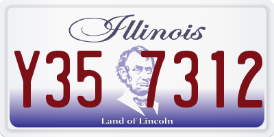 IL license plate Y357312