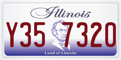 IL license plate Y357320