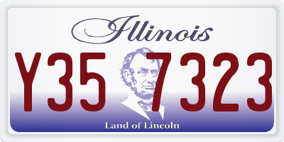 IL license plate Y357323