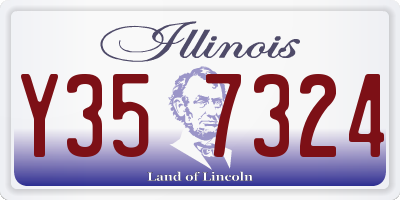 IL license plate Y357324