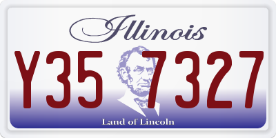 IL license plate Y357327